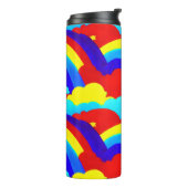 虹カラフル雲キッズパターン タンブラー (回転左)