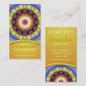 虹ガラスの曼荼羅 名刺 (正面/裏面)