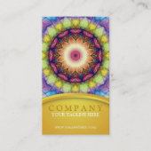 虹ガラスの曼荼羅 名刺 (正面)