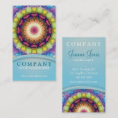 虹ガラスの曼荼羅 名刺 (正面/裏面)