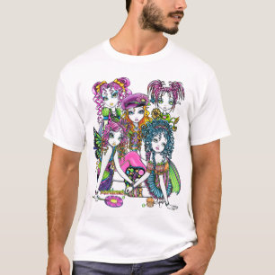虹キャンデーのパーティーの妖精の上 Tシャツ