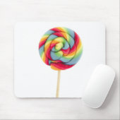 虹キャンデーの吸盤 マウスパッド (マウス)