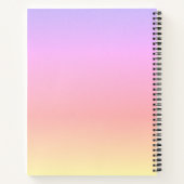 虹グラデーション ノートブック (裏面)