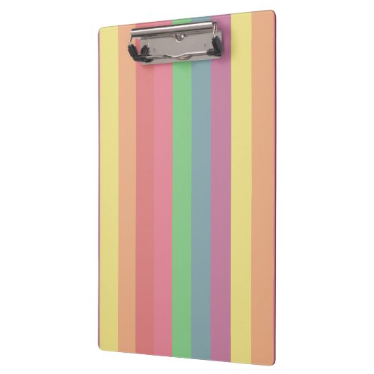 虹ストライプの保とテキスカスタマイズト クリップボード (左)