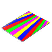 虹ストライプの ノートブック (左側)