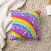 虹ストライプカラフル枕 クッション (ブランケット)