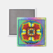 虹チャクラマンダラ2 マグネット (正面/裏面)