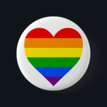 "虹ハート"の6インチ 缶バッジ<br><div class="desc">"虹ハート"の6インチボタン</div>