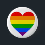 "虹ハート"の6インチ 缶バッジ<br><div class="desc">"虹ハート"の6インチボタン</div>