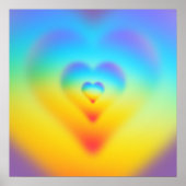 虹ハート ポスター (正面)