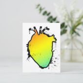 虹ハート ポストカード (スタンド正面)