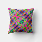 虹パターンモダン クッション (裏面)