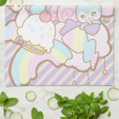 虹パレードタオル キッチンタオル (折り畳み)