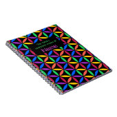 虹パーソナライズされたの輪 ノートブック (右側)