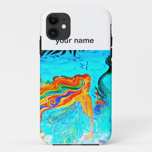 虹パーソナライズされた毛人用電話ケース Case-Mate iPhoneケース (裏面)