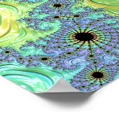 虹フラクタル ポスター (角)