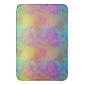 [虹フロスト]多彩の絞り染め バスマット (正面縦)