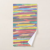 虹ブラシストロークBathタオルセット バスタオルセット (ハンドタオル)