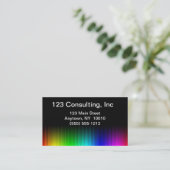 虹プリズム名刺 名刺 (スタンド正面)