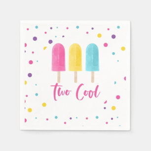 虹ポップ・アートの二カッコいい回誕生日 スタンダードカクテルナプキン