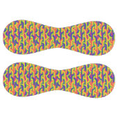 虹モダンの模様 ソフトボール (パネル)