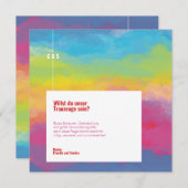 虹モダンインスパイアの色 セーブザデート (正面/裏面)