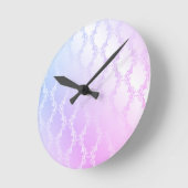 虹モダン時計 ラウンド壁時計 (傾斜)
