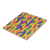 虹モダン模様 タイル (側面)