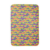 虹モダン模様 バスマット (正面縦)