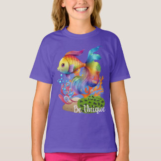 虹ユニーク魚だ Tシャツ