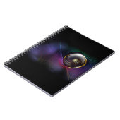 虹ワイヤー縛られたノート ノートブック (左側)