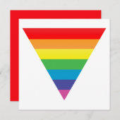 虹三角形 招待状 (正面/裏面)