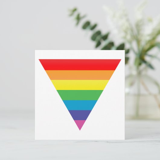 虹三角形 招待状 (スタンド正面)