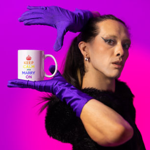 虹保の穏やかさと結婚 コーヒーマグカップ