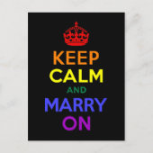 虹保の穏やかさと結婚 ポストカード (正面)