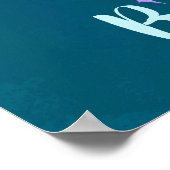 虹信じの下で一角獣を持つ ポスター (角)