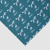 虹信じの下で水色のユニコーン 薄葉紙 (詳細)