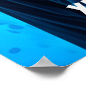 虹包まれたのスケルトンパーソナライズされた ポスター (角)