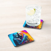 虹包まれたのスケルトン コースター (右側)