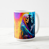 虹包まれたのスケルトン コーヒーマグカップ (正面右)