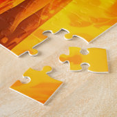 虹包まれたのスケルトン ジグソーパズル (側面)