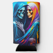 虹包まれたのスケルトン スリム缶クーラー (裏面)