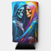 虹包まれたのスケルトン スリム缶クーラー (正面)