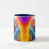 虹包まれたのスケルトン マグカップ (中央)