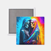 虹包まれたのスケルトン マグネット (正面/裏面)