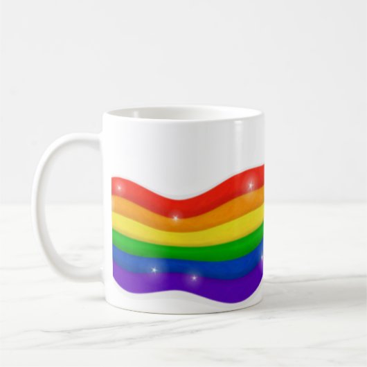 虹及び星 コーヒーマグカップ (左)