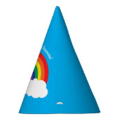 虹及び雲のかわいい第1誕生会 パーティーハット (右)