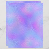 虹彩のような疑似ホイルスクラップブックペーパー No. 36 (正面/裏面)