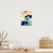 虹彩の上のカワセミ、1926年、大原小村 ポスター (キッチン)