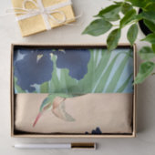 虹彩の上のカワセミ、1926年、大原小村 薄葉紙 (ギフト)